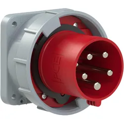 PCE, Netzstecker + Netzkupplung, 635-6 Anbaugerätest.gerad.63A 5p 6h IP67 TWIST