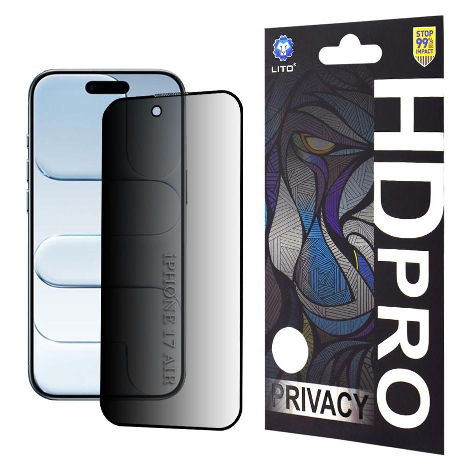 Lito - HD Pro Privacy - iPhone 17 Air - Black (Apple iPhone 17) (60676396)