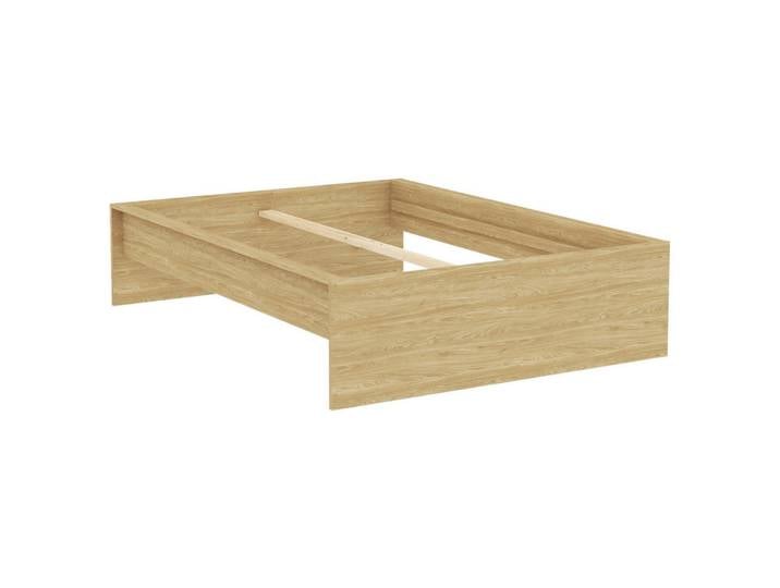 Bettrahmen, Eiche, 140x200 cm, Holz, Verschiedene Holzdekore, Modern
