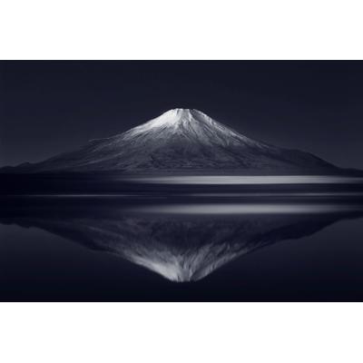 Fototapete PAPERMOON "Photo-Art TAKASHI SUZUKI, REFLEXION MT FUJI", bunt, B:4m L:2,6m, Vlies, Tapeten