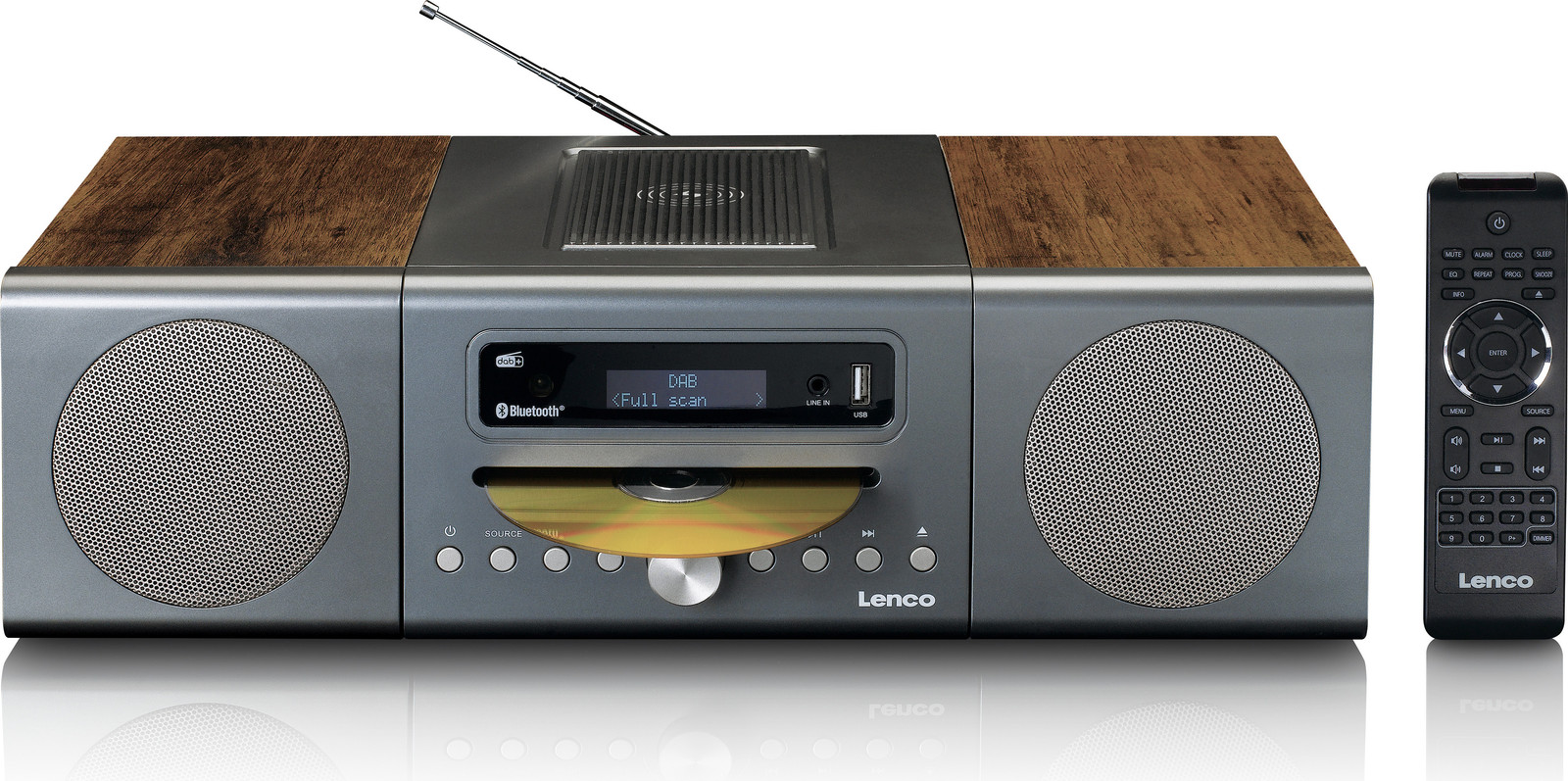 Lenco DAB+ Radio MC-175SI, zilver