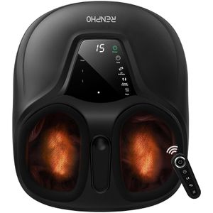 RENPHO Fußmassagegerät FM-058, Shiatsu, Wärme, Rotlicht