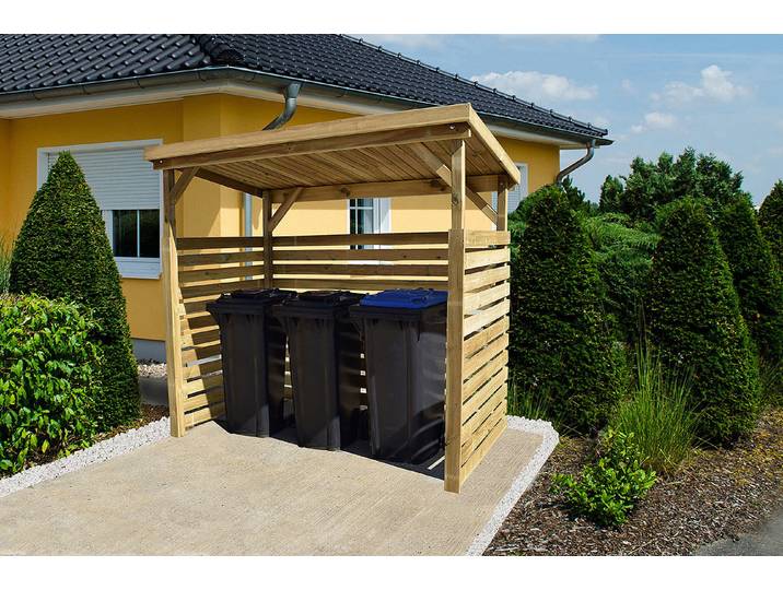 Weka Unterstand Kesseldruckimprägniert 2.3 × 1.3 × 2 m