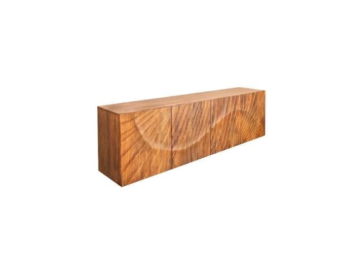 Wandhängendes Massivholz Design Sideboard „Skorpion“ Mangoholz Natural Invicta Interiors