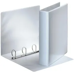 Esselte, Ordner, Panorama-Ordner A4 4DR/40mm mit 2 Fächern weiss - (10 Stk.) (A4, 63 mm, 10 Stk.)