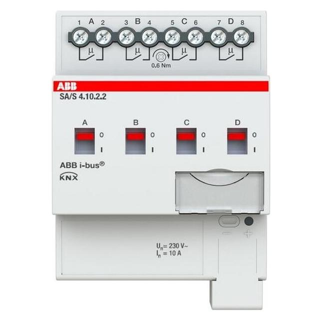 ABB Schaltaktor 4fach, 10A REG SA/S4.10.2.2 (Schaltaktor) (2CDG110258R0011)