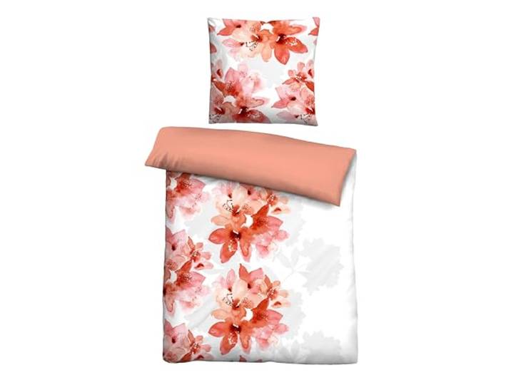 Traumhaft schlafen - Castell - Markenbettwäsche Polycotton Biber 0350349 FLORAL Wende