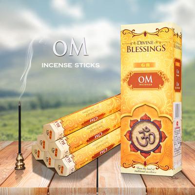 On Spot Shop Indian Incense White Sage Meditation Lavender Rose Yoga Aromatherapy Sticks, Air Purifying & Deodorization om 1 Box 20sticks