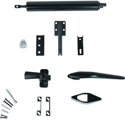 Westbury ScreenRail Door Closer Kit Outswing - Satin Black