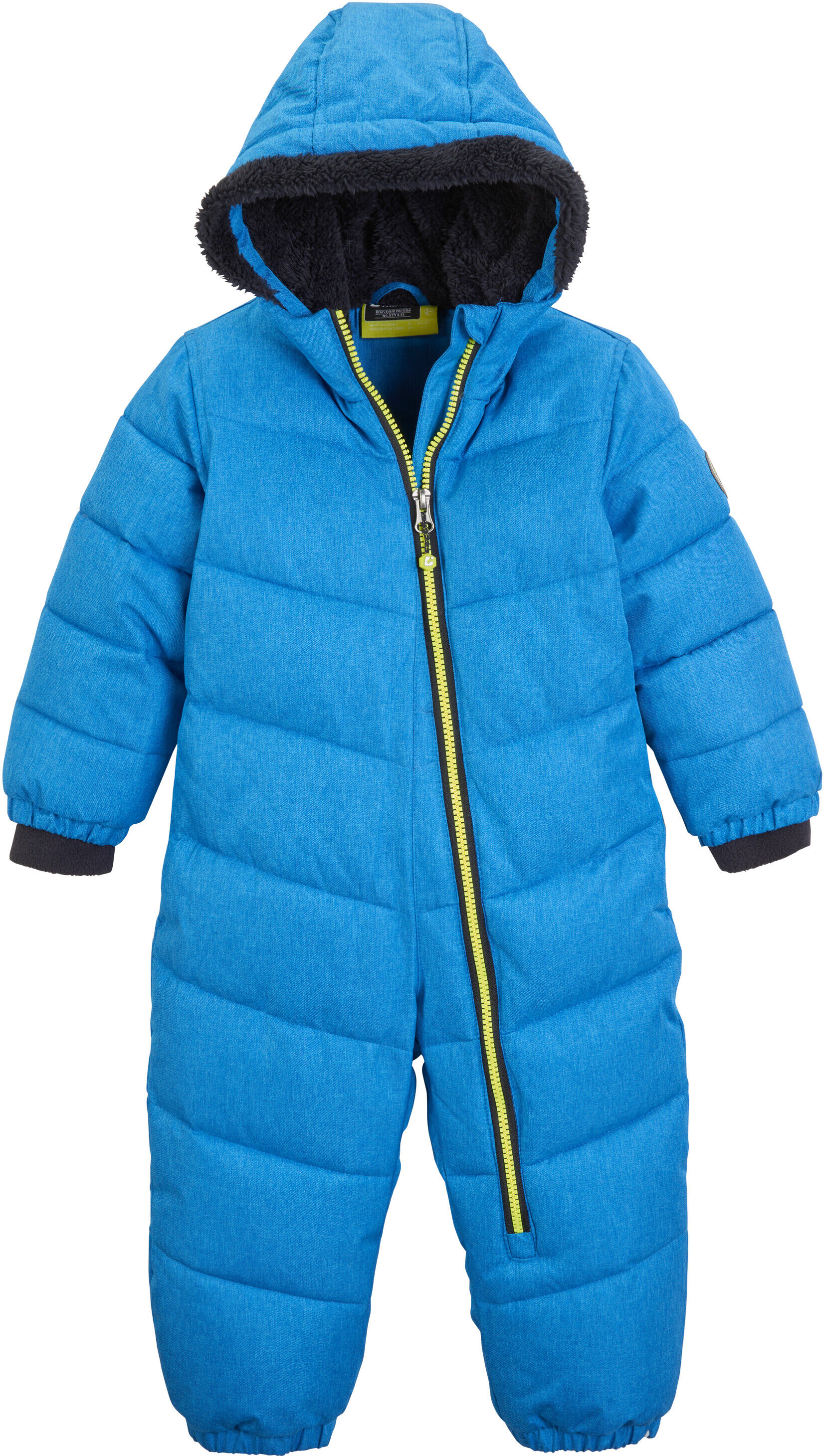 Schneeoverall KILLTEC "Karter Mini", Mädchen, Gr. 74/80, Normalgrößen, blau (royalblau), Obermaterial: 100% Polyester.Futter: 100% Polyester.Füllung: 100% Polyester, Overalls Schneeoverall, Schneeanzug: wasserabweisend, winddicht, warm, leicht anzuziehen
