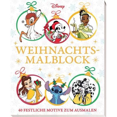 Disney: Weihnachtsmalblock: 40 festliche Motive zum Ausmalen, Taschenbuch von Walt Disney,Panini, Panini, 978-3-8332-4516-9