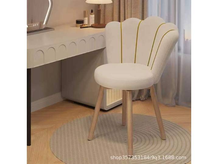 Chaise de maquillage pour cheveux, dossier de maison, tabouret de manucure simple, léger, de luxe, pour chambre de filles âgées, coiffeuse