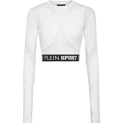 PLEIN SPORT Sporttop MULTICUT, Größe XL in Weiß 01