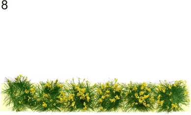Inspire Curations Miniature Flower Grass Tufts For Diorama And Wargame Scenery 8