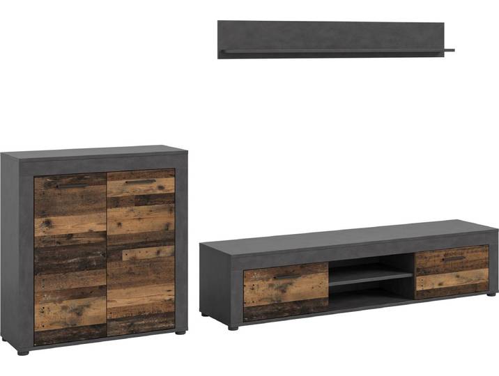 Jam wandkast J17 systeem eiken decor.