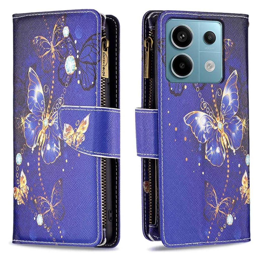 Cover-Discount Xiaomi Redmi Note 13 Pro - Brieftaschen Hülle Schmetterlinge (Xiaomi Redmi Note 13 Pro) (EDA004797803E)