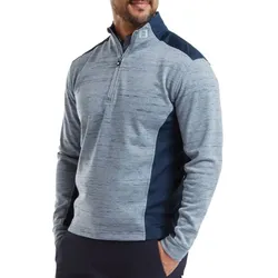Footjoy Golf SD Thermal 1/4 Zip Herren Pullover grau/navy