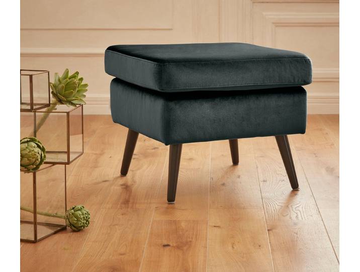 OTTO home Hocker Salla, Bezug auch in Luxus-Microfaser in Teddyfelloptik