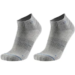 2er Pack UYN All Around Low Cut Socken N239 - grey mel/grey mel 35-38