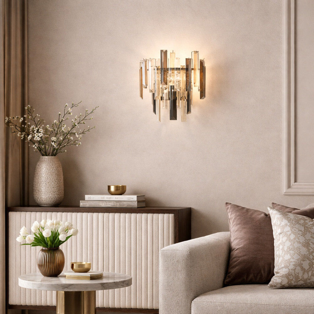 Pagazzi Lighting Wall Sconce White/Black/Gold 9.7cm H X 10cm W X 10cm D