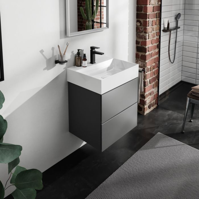Hansgrohe Xevolos E Waschtisch 61092450  60 x 48 cm, mit Hahnloch, ohne Überlauf, SmartClean, weiß