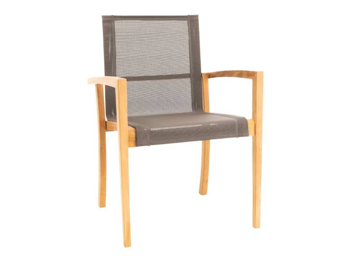 Gartenstuhl Solo, Johann Jakob, basaltgrau, Textil