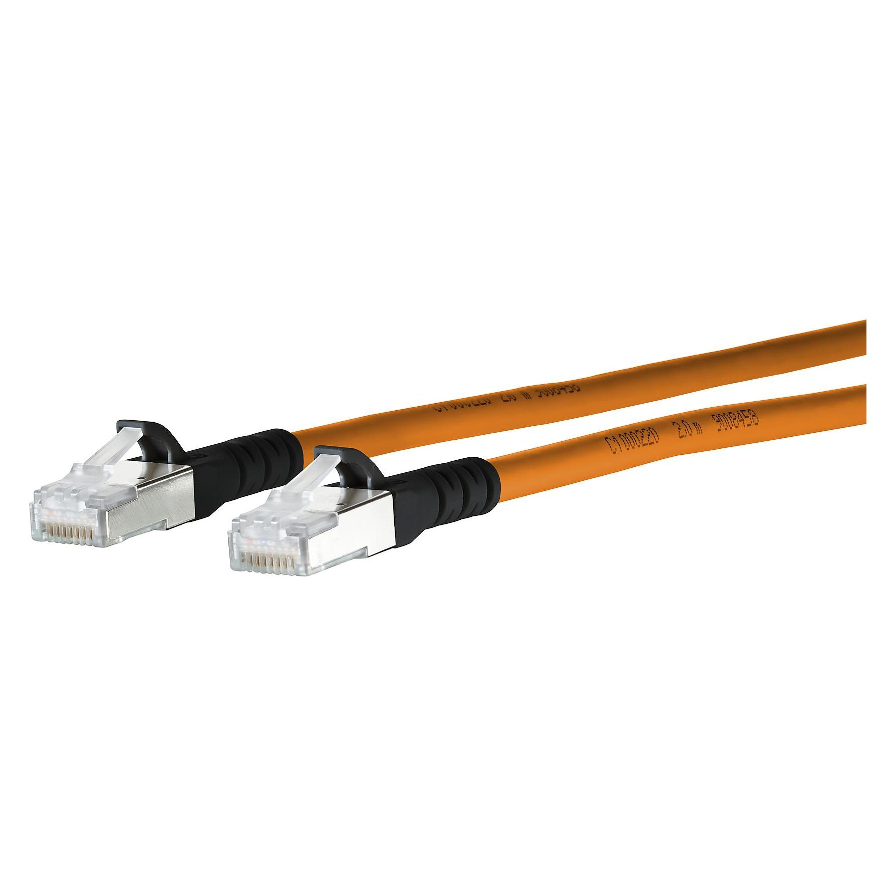 Metz Connect 1308451001-E Netzwerkkabel 1 m Cat6a SF/UTP (S-FTP) Orange (S/FTP, CAT6a, 1 m) (1308451001-E)