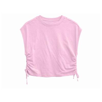 Mazine - Women's Tie Detail T-Shirt - Top Gr L rosa