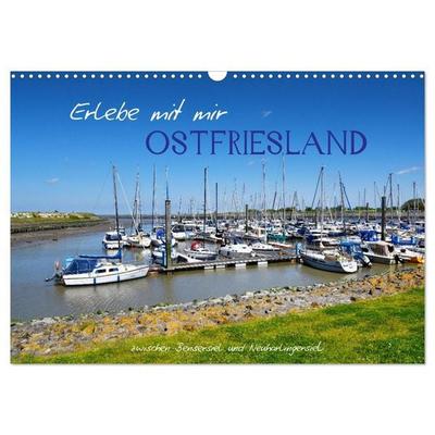 Erlebe mit mir Ostfriesland (Wandkalender 2027 DIN A3 quer), CALVENDO Monatskalender