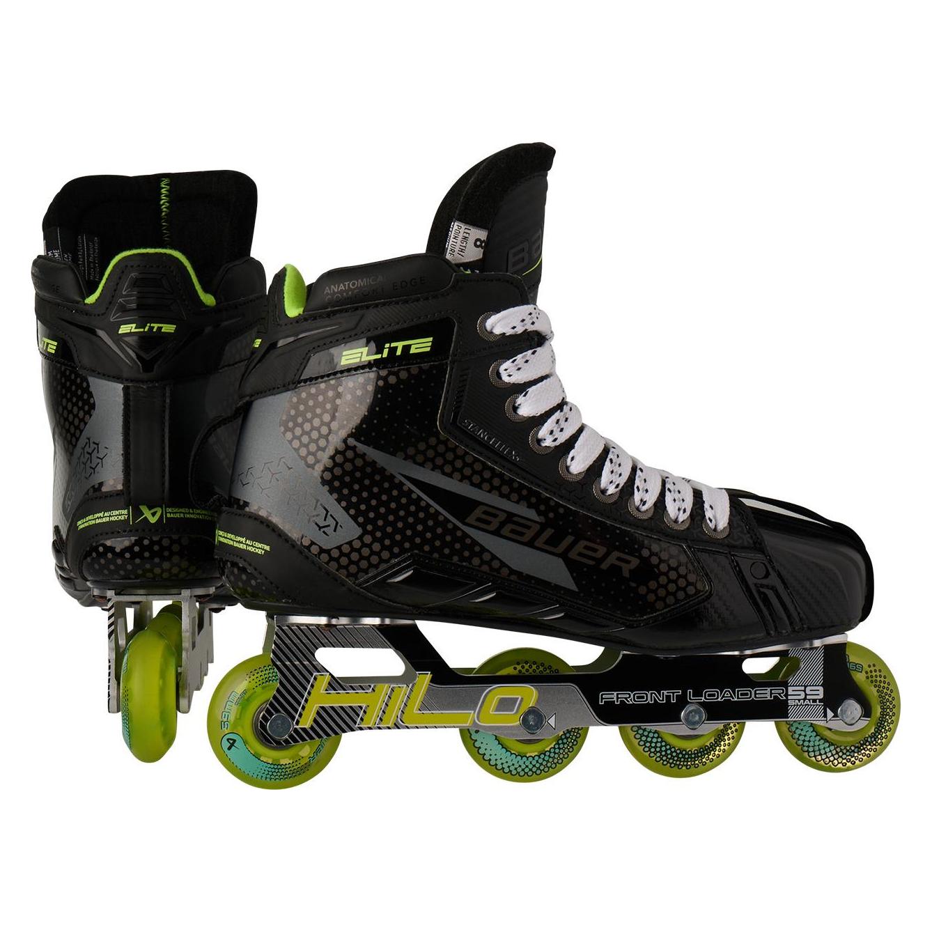 Bauer Elite SR Rollhockey-Torwart-Schlittschuhe (SR 7 - 42, FIT 2) (42) (Bauer)