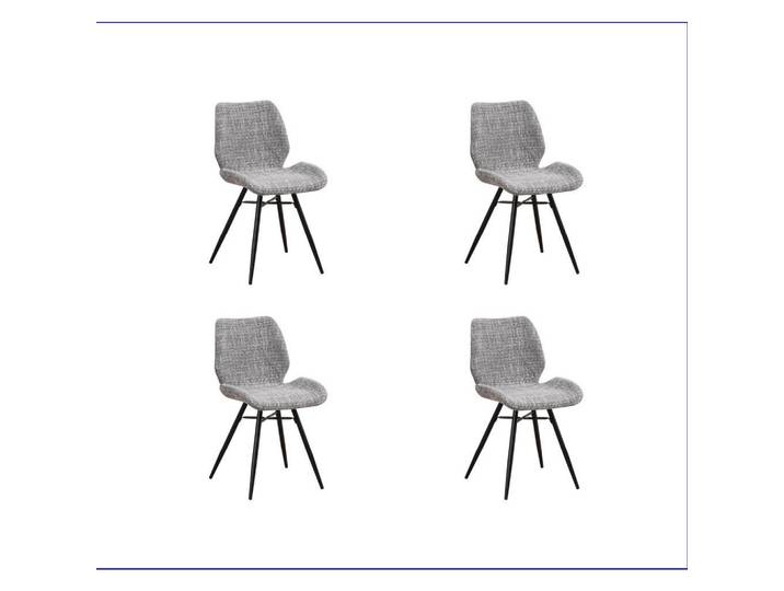 Mid.you Stuhl-Set, Grau, 47x82x55 cm, Esszimmer, Stühle, Esszimmerstühle, Esszimmerstühle-Set