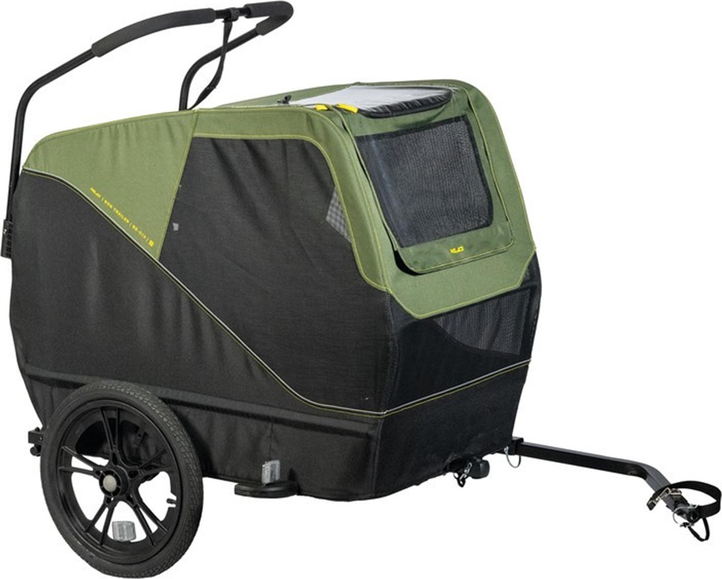 XLC Hundeanhänger Dog Large BS-C13 16", moosgrün/lime/schwarz