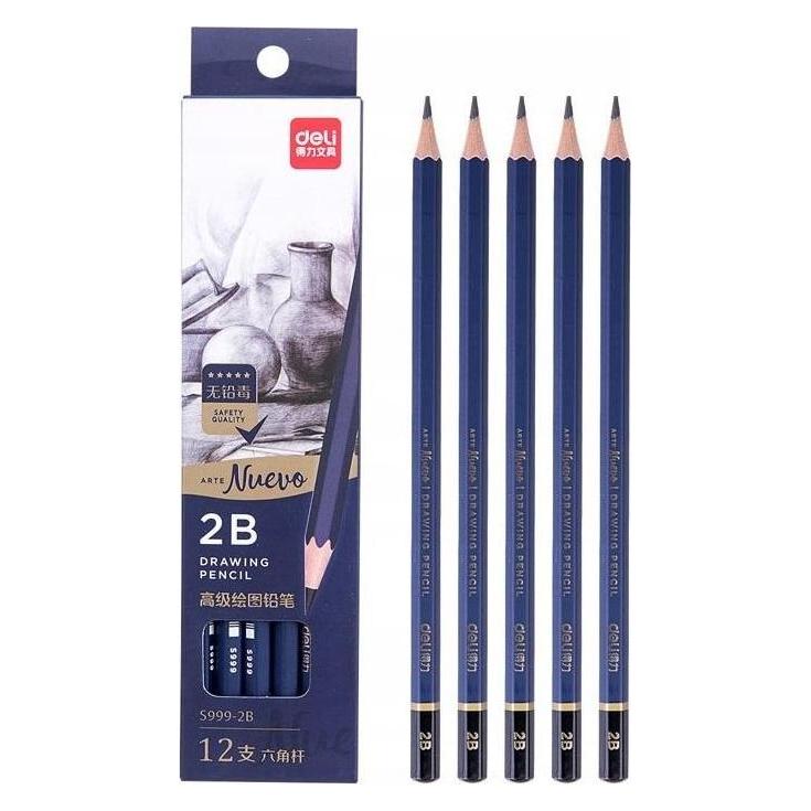 Deli 2B Nuevo Skizzierstifte 12 Stück (2B, 12x) (48986438)