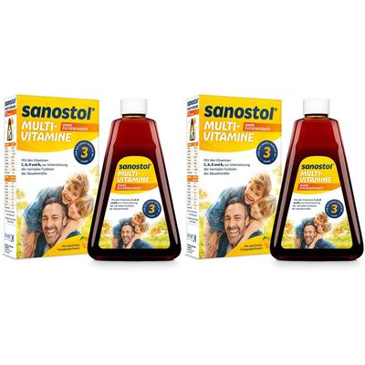 2x Sanostol ohne Zuckerzusatz Saft 2x460 ml