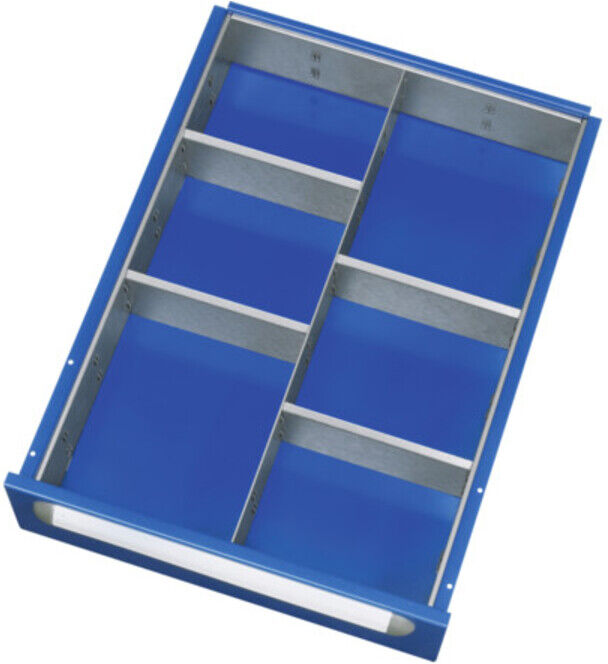 Rau Schubladen-Einteilungs-Set Schublade-E H 60-90mm 1 Trenn + 4 Steckwände (E-ET-1-4-60-90)