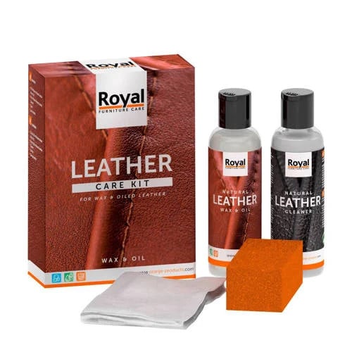 Royal Leather Care Kit Wax & Oil