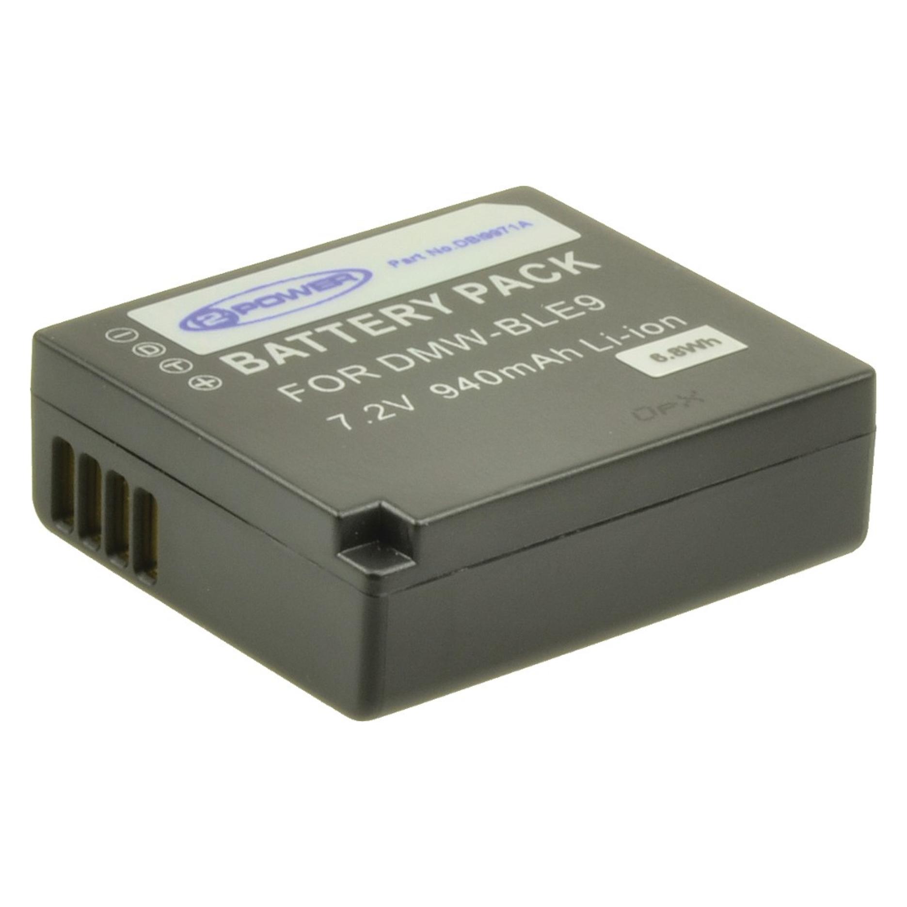 2-Power Digital Camera Battery 7.2V 800mAh (Kamera Akku) (DBI9971A)