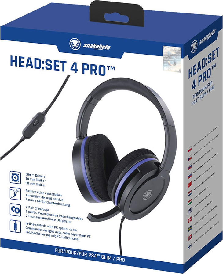 Snakebyte PS4 Headset 4 PRO