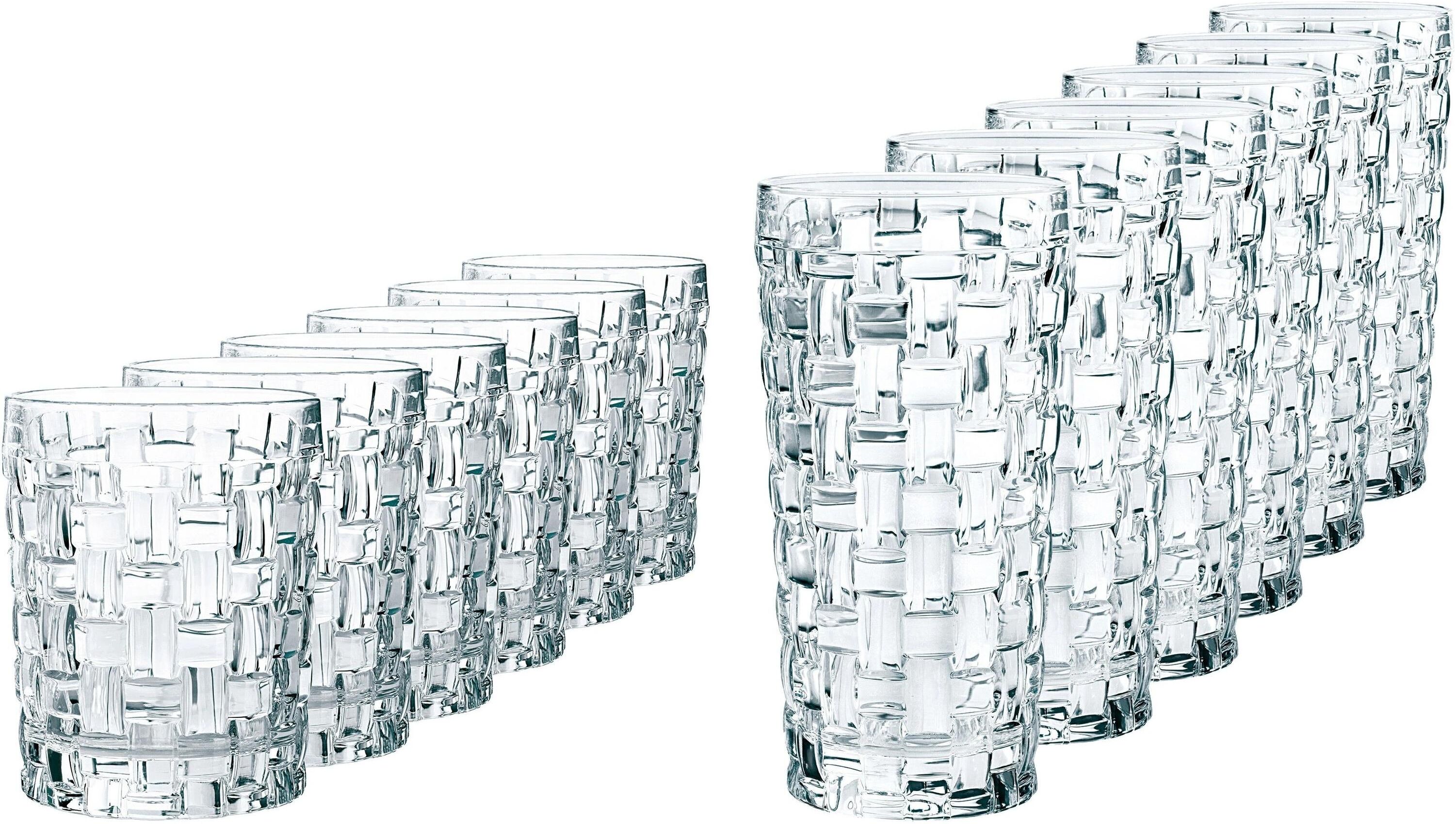 Longdrinkglas NACHTMANN "Bossa Nova", transparent, 12, Kristallglas, Trinkgefässe, Longdrinkglas, Made in Germany, 12-teilig transparent 12