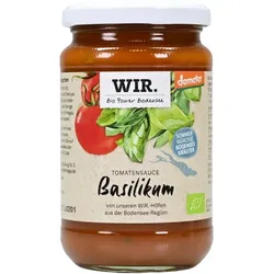 WIR. Tomatensauce mit Basilikum demeter 340ml