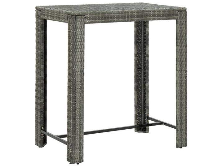 Promo été Table Terrasse - Gris - Table de bar 1 PC - SWEETY - Table de Repas - de jardin 1 PC - SWEETY - Table de Repas - Gris 100
