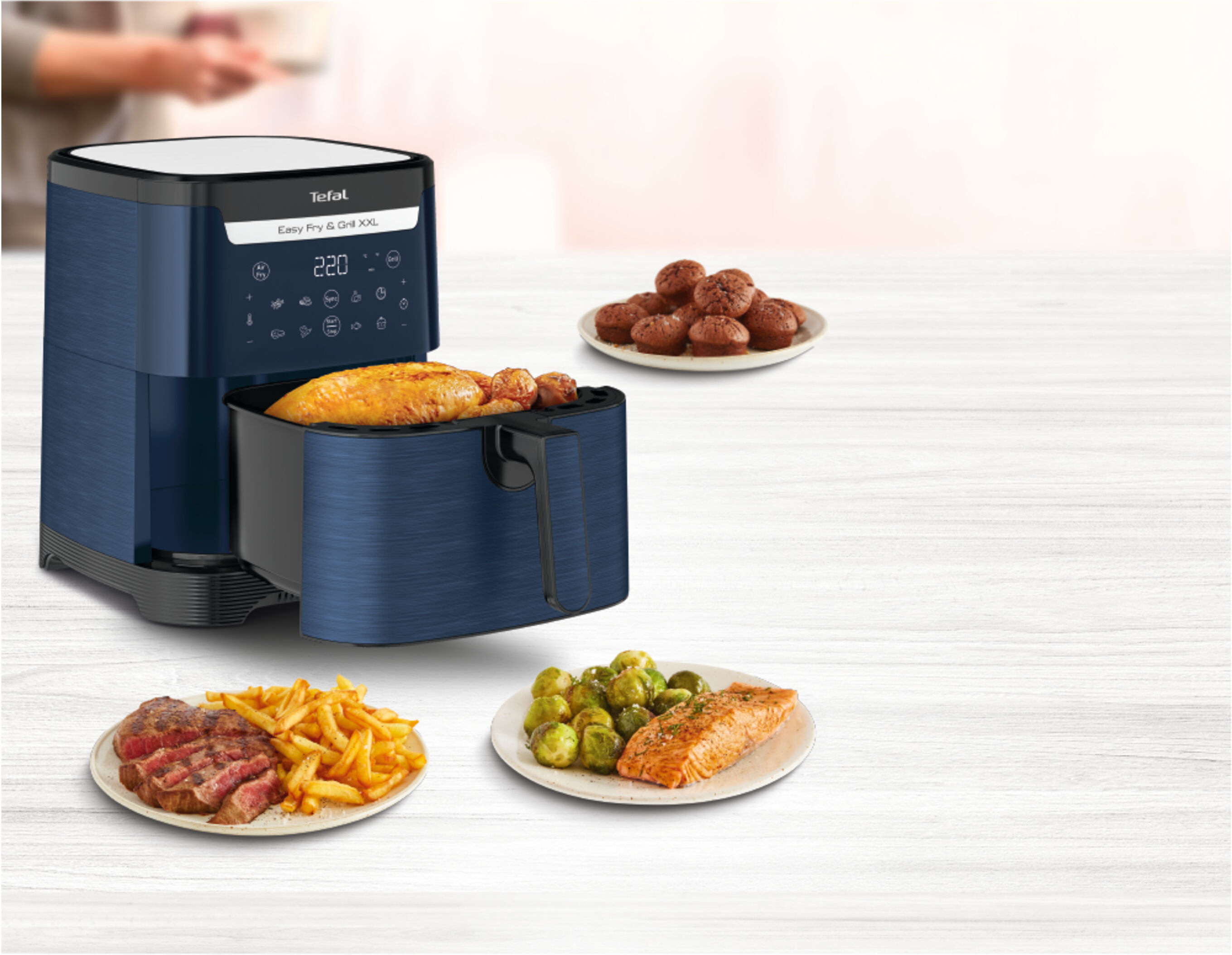 Tefal Heißluftfritteuse »Easy Fry & Grill XXL EY8014«, ca. 6,4 l