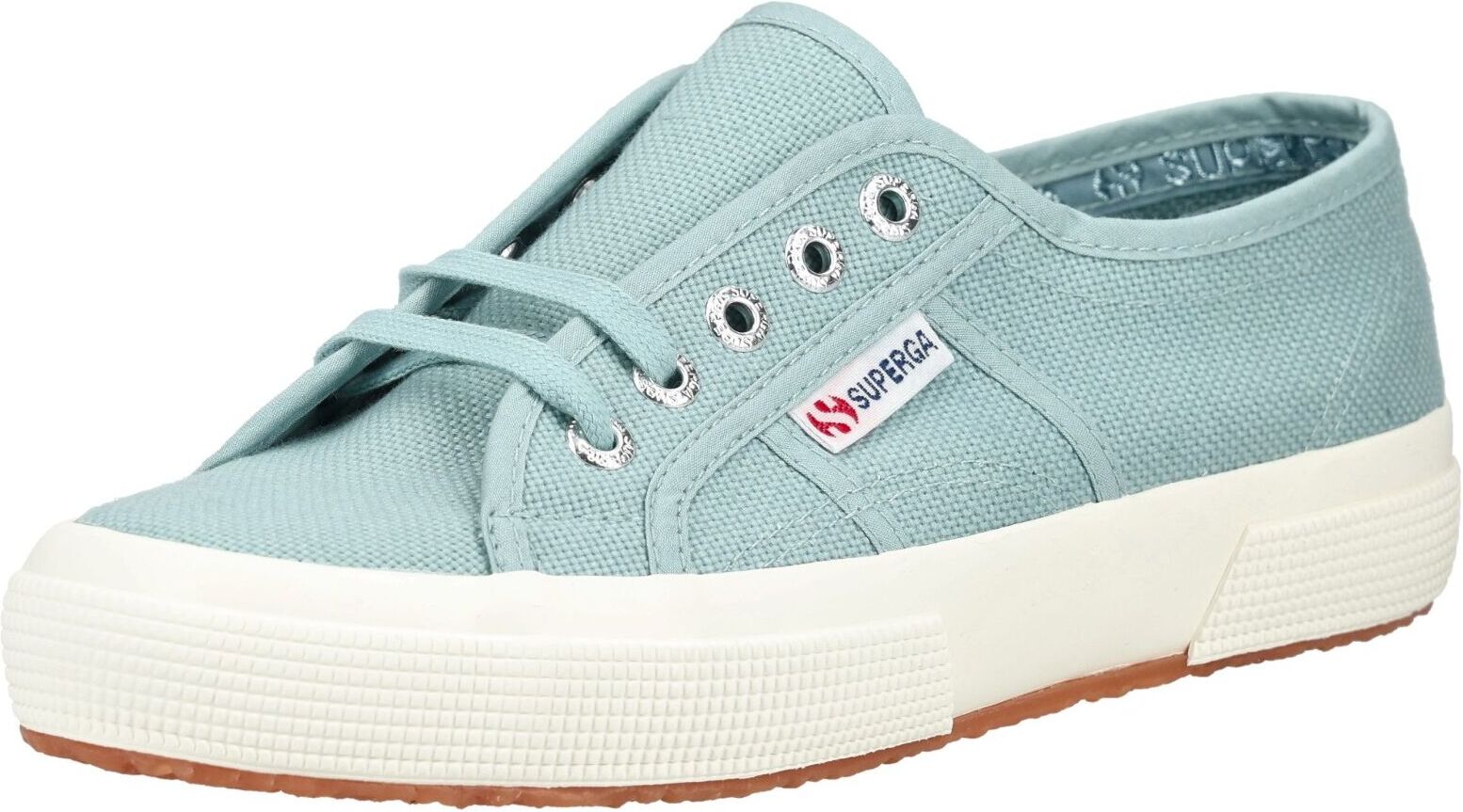 Sneaker SUPERGA "Superga Sneaker Textil", Damen, Gr. 40, Textil, blau, Schuhe Sneaker