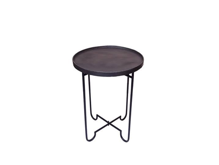 Concept Vanja Beistelltisch schwarz Metall