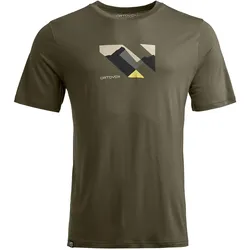 Ortovox, Herren, Funktionsshirt, 140 Cool Landscape T-Shirt (XL), Grün