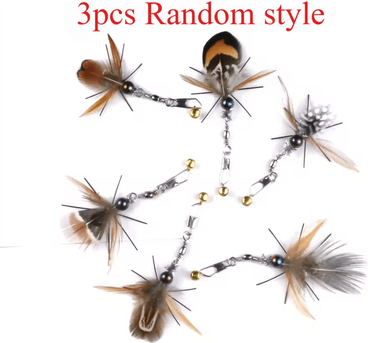 Inspire Curations BugHunt Feather Replacement Teaser Set 3pcs Random Style