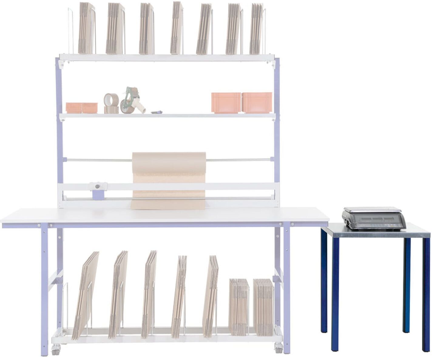 Rocholz Beistelltisch SYSTEM BASIC 600x600x750 mm (700020)
