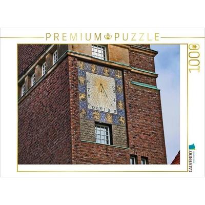 CALVENDO Puzzle Hochzeitsturm Mathildenhöhe | 1000 Teile Lege-Größe 64x48cm Foto-Puzzle für glückliche Stunden