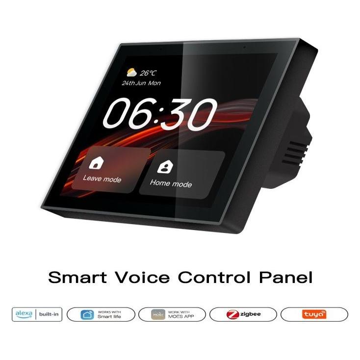 Moes CCP-TY-LN WLAN-/ZigBee-Bedienfeld mit 4-Zoll-LCD-Display (CCP-TY-EU-LN-MS)