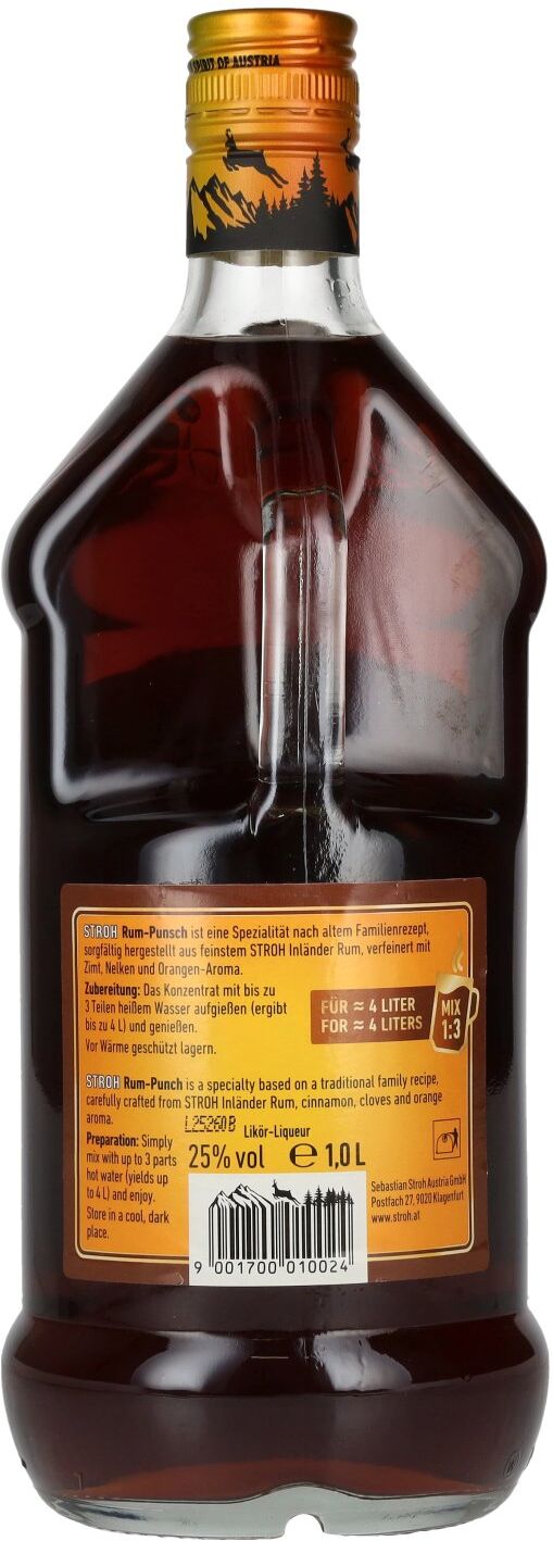 Stroh Rum Punsch 25% Vol. 1l